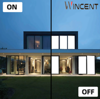 Film intelligent auto-adhésif à cristaux liquides WINCENT T91 format A4 pour vitres, commutation rapide, 0,12 mm d'épaisseur, économe en énergie
