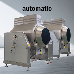 商業用自動米攪拌機回転スチールパンキッチンとレストラン用新品中古状態 - Product Image 2