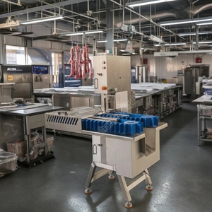 Pig Hoof Half Slicer <b>Sheep</b> Feet Bandsaw Frozen <b>Meat</b> With Bones Cutting Machine - Product Image 2