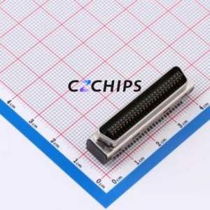 XHLJQ-00026 Hard Drive Connector (SAS/SATA/M.2) SMD Connector SCSI Male 50P Vertical Mount - Product Image 1