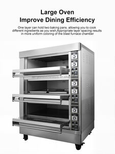 GRACE Nuovo Forno Elettrico Industriale a 4 Piani per Panifici, Ristoranti e Hotel - Produzione di Pane e Pizza - Product Image 5