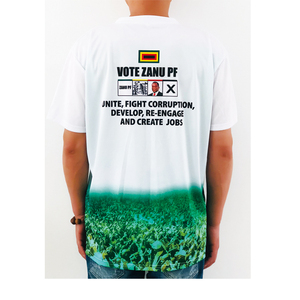 Giao Hàng Nhanh Đầy Đủ Màu Sắc In Kỹ Thuậ<span class=keywords><strong>t</strong></span> Số Nhà Máy Trực Tiếp Polyester Cuộc Bầu Cử <span class=keywords><strong>T</strong></span> Áo Sơ Mi - Product Image 2