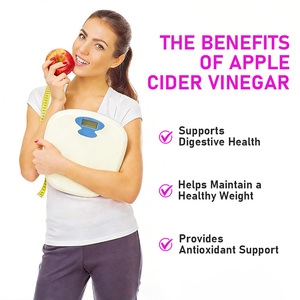 Small MOQ Pomegranate Juice Powder <b>Supplement</b> ACV Gummies for Appetite Control Promote Gut Balance Apple Cider Vinegar Gummies - Product Image 3