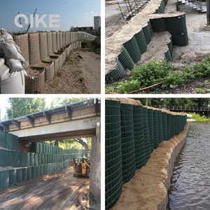 Uzun ömürlü UV dayanıklı geotekstil astar savunma Mesh Gabion sepet bariyer duvar Bastion çit kum konteyner çanta boyutu özelleştirilmiş - Product Image 6