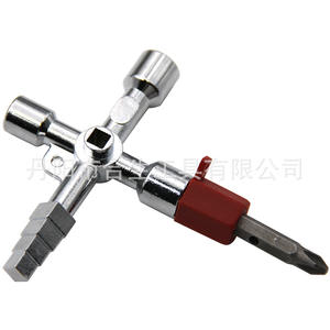 Llave Inglesa Multifuncional Cuatro en Uno, de Acero al Cromo Vanadio, con Cabeza de Destornillador Manual Industrial - Product Image 5