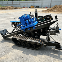 Machine de forage directionnel horizontal miniature fiable avec contrôle de haute précision pour l'installation de tuyaux