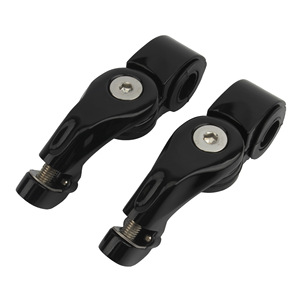 Soporte de pedal delantero para motocicleta Zuqing, aleación de aluminio cromado de 32mm para Harley-Davidson Big Glide - Product Image 5