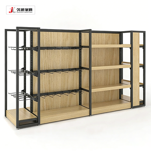 Espositori in Legno Personalizzati JIUSHUN a 4-6 Ripiani Robusti per Negozi - Product Image 6