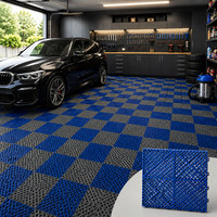 PP Klick-Verriegelungs-Bodenfliesen Schwerlast-Modularboden für Garage Autowäsche Werkstatt