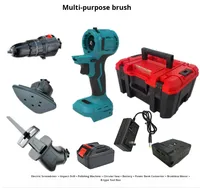Kit d'Outils Électriques Universels Sans Balais à Batterie Lithium Haute Puissance, Une Machine Multi-Usage, Combiné Multi-Fonctionnel, OEM