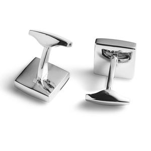 Mancuernillas de Plata de Diseño Sencillo para Boda, Venta al por Mayor de Fábrica - Product Image 5