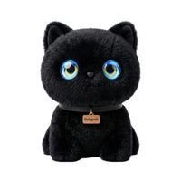 Cuteyeah İnteraktif Peluş Oyuncak Işıklı LED Gözlü Konuşan Doldurulmuş Hayvan Peluş Oyuncak PP Pamuk Dolgulu Yumuşak Sarılabilen Oyuncak 31-50cm
