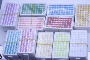 JiangTong toptan en kaliteli çeşitli renkler OCT yastık ezilmiş buz kesim gevşek kübik zirkonya CZ taşlar gevşek taş - Product Image 4