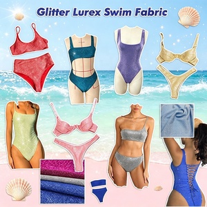 <span class=keywords><strong>Maillot</strong></span> <span class=keywords><strong>de</strong></span> <span class=keywords><strong>bain</strong></span> une pièce pour femme, style bikini halter à paillettes avec lacets croisés à la taille, personnalisable, marque privée - Product Image 4