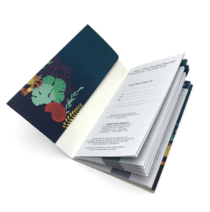 Impression de papeterie professionnelle pour agendas illustrés sur le thème de l'océan, couverture mate, reliure agrafée, logo/design graphique personnalisé - Product Image 1