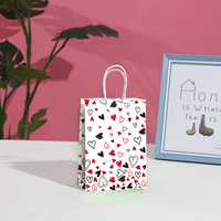 Sacs cadeaux décoratifs pour la Saint-Valentin, fournitures pour fêtes de mariage, sacs cadeaux pour activités festives, sacs en papier pour compagnons de festival