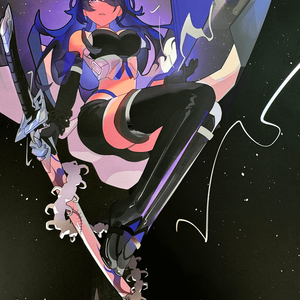 Tùy chỉnh bạc lá nghệ thuật in giấy Áp phích kỹ thuật số trò chơi honkai Sao đường sắt archermon minh họa trò chơi Fanart trang trí tường Áp phích - Product Image 3