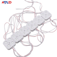Module LED étanche IP67 haute puissance 3W 12V SMD2835 4 LED avec garantie de 7 ans pour boîte d'affichage publicitaire