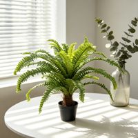 Plante artificielle réaliste en herbe persane écologique en pot pour décoration intérieure et jardin, durable, idéale pour Noël et Thanksgiving