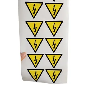 Digital printing adhesive vinyl label for electric power products