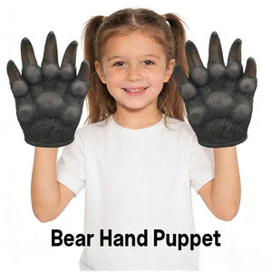 Marionnette interactive portable en forme de patte d'ours réaliste pour enfants, idéale pour les fêtes et les jeux de rôle - Product Image 2