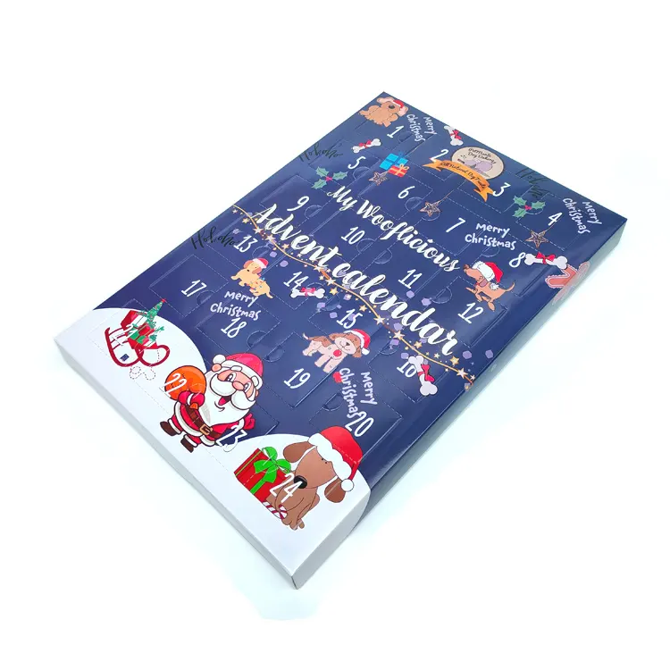 Xmas Pet Food Packaging Advent Calendar for and Dogs and Cat