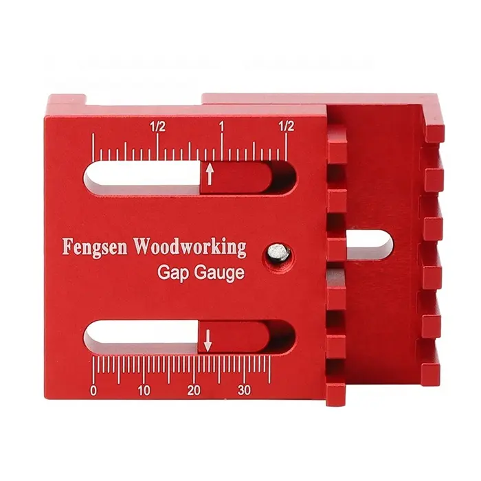 Woodworking Gap Gauge Depth Measuring Ruler Mini Gaps Gauge Sawtooth Ruler Depth Measuring Gauge