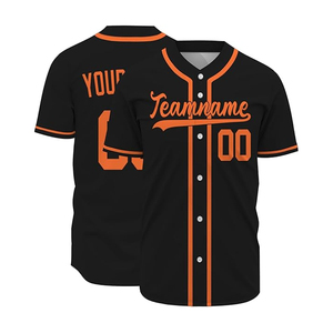 Wholesale Men's Premium Quality Custom Baseball <b>Jersey</b> <b>Short</b> 100% Polyester Quick Dry Best Quality Hot Selling Baseball <b>Jersey</b> - Product Image 4