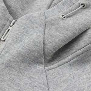 Sudadera con capucha de alta calidad, 400 g/m², gruesa, con cuello alto, estilo raglán, para invierno, unisex, estilo urbano, con spandex, personalizada con impresión OEM y cierre de cremallera. - Product Image 3