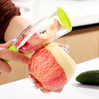 Kingwise Nieuwe Aankomst Keukengerei Gadget Praktische Roestvrijstalen Messen Pompoen Fruit Groenteschiller Met Pp-Container