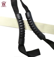 Poignée en plastique de sécurité cylindrique incurvée de couleur noire professionnelle accessoire du fabricant chinois pour les pièces de sac