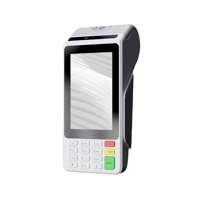 Portable 4 Inch Android 11 POS Terminal with Thermal Printer 5200mAh Big Battery Mini POS Machine for Convenience Store