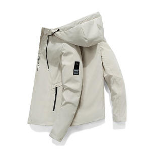 Giacca da <span class=keywords><strong>Uomo</strong></span> Sportiva Antivento da Pesca per Primavera e Autunno con Cappuccio e Cerniera, <span class=keywords><strong>di</strong></span> <span class=keywords><strong>Marca</strong></span>, Casual e alla Moda per Ciclismo - Product Image 5