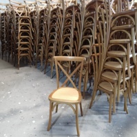 Chaise de restaurant moderne en bois, chaises de salle à manger, chaise en bois France, chaise à dossier croisé, Sillas De Restaurante