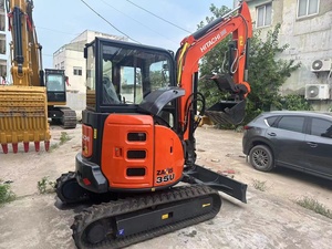 Mini-excavatrice Hitachi Zaxis 35U, poids opérationnel de 3,5 tonnes, modèle sur chenilles, moteur Kawasaki, godet de terrassement d'une capacité de 0,12 m³ - Product Image 6
