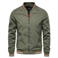 Blouson bomber coupe-vent tendance pour homme – Nouvelle collection printemps/automne – Veste décontractée européenne/américaine – Manteau léger et fin à la mode