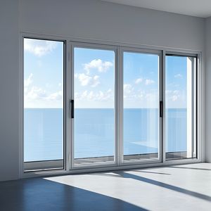 Fenêtres coulissantes en aluminium, porte-fenêtre, verre trempé, insonorisées, robustes, <span class=keywords><strong>sur</strong></span> <span class=keywords><strong>mesure</strong></span> - Product Image 5