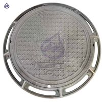 Couvercle de manhole carré en fonte ductile haute performance avec composite FRP