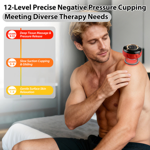 Alat Terapi Gua Sha dengan Remote Control, Vacuum Suction Cups, Set Pijat Elektrik untuk Mengikis Tubuh dan Pijat Bekam dengan Panas - Product Image 3