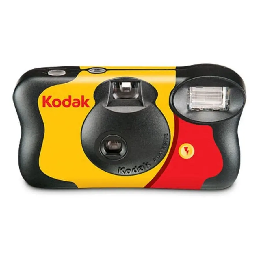 KODAK FunSaver Disposable Film Camera KODAK Funsaver One Time Use Single Film Camera with Flashlight and 39ps Films