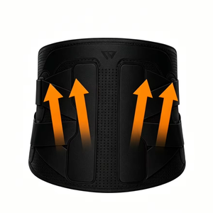 Cintura <span class=keywords><strong>di</strong></span> Supporto Lombare in Nylon Flessibile Compresso, Protezione per la <span class=keywords><strong>Schiena</strong></span> Inferiore, Traspirante e Compressiva per il Dolore alla <span class=keywords><strong>Schiena</strong></span> - Product Image 1