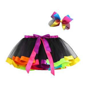 <span class=keywords><strong>Jupe</strong></span> <span class=keywords><strong>tutu</strong></span> colorée, mini-<span class=keywords><strong>jupe</strong></span>, robe de princesse Elsa pour anniversaire, soirée, mariage, fête - Product Image 5