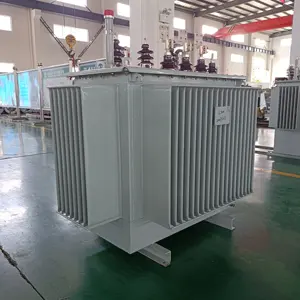 שנאי שקוע בשמן 10KV 25KVA~2500KVA שנאי חלוקה מלא במכלול S11 S13 mv hv שנאי