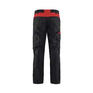 BLAKLADER - 144418329956D104 Pantalon industriel stretch Noir/Rouge-PANTALON DE TRAVAIL EAN 7330509757840 PANTALON DE TRAVAIL CARGO - Product Image 2