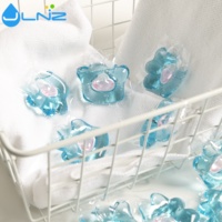 Lessives en dosettes JL en forme de patte de chat, parfum longue durée, concentrées, jetables, pour le lavage et le nettoyage des vêtements