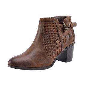 Stivali <span class=keywords><strong>Chelsea</strong></span> da <span class=keywords><strong>Donna</strong></span> in Camoscio Stile Cowboy con <span class=keywords><strong>Tacco</strong></span> Grosso, Zip Corta, Punta Chiusa, Leggeri, Fantasia Scozzese, Taglie Forti - Product Image 5