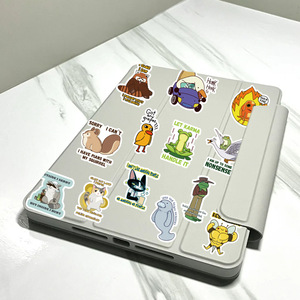 50 Pezzi Adesivi Creativi con Frasi in Inglese e Animali per Laptop e Bottiglie, Decorazioni Divertenti - Product Image 6