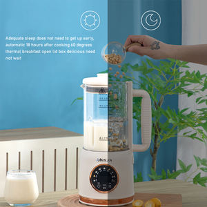 Prix usine de haute qualité <span class=keywords><strong>meilleur</strong></span> lait <span class=keywords><strong>maison</strong></span> à base de plantes muet couverture sonore amande noix fabricant de lait réservoir de verre fabricant de lait de soja - Product Image 4