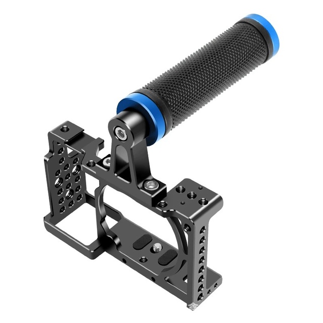 Universal Professional Camera Cage Top Handle Kit - Compatible with Sony A6000 & A6300 Mirrorless Cameras