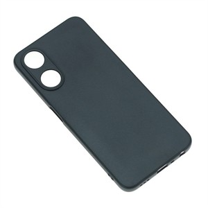 Fabricante al por mayor mate TPU casos suave esmerilado contraportada funda de silicona para teléfono móvil para <span class=keywords><strong>OPPO</strong></span> <span class=keywords><strong>A58</strong></span> <span class=keywords><strong>5G</strong></span> negro - Product Image 2